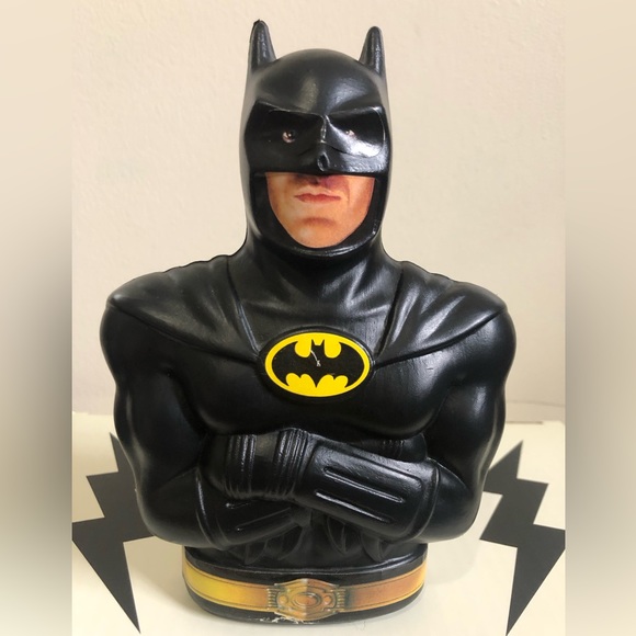 Vintage 1989 Michael Keaton BATMAN Plastic Bank - Picture 2 of 7